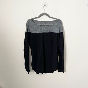 Athleta Heather/Gray Long Sleeve Top